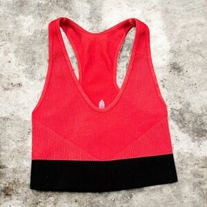 NWOT Free People Free Throw Seamless Banded Crop Tank